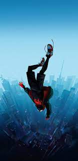 Most ios devices come with a default picture. Spider Man Into The Spider Verse Spider Man Miles Morales Movies City Hd Wallpaper Wallpaperbetter