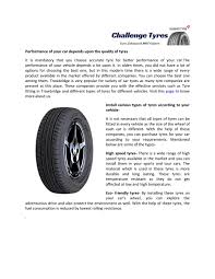We did not find results for: Performance Of Your Car Depends Upon The Quality Of Tyres By Challenge Tyre Exhaust Mot Center Ltd Issuu