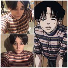 Self] Yoonbum from Killing Stalking makeup test : r/cosplay