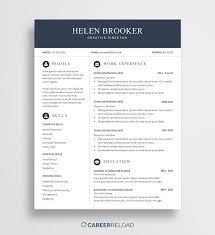 Create your new resume in less than 5 minutes with our resume builder. Free Cv Template For Word Free Resume Template Word Cv Template Free Microsoft Word Resume Template