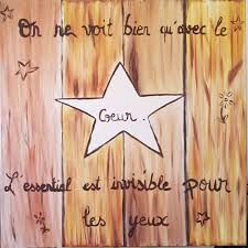 Les meilleurs citations du petit prince. Tableau Citation Du Petit Prince Painting By Marilyn Artmajeur