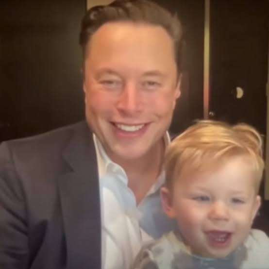 Elon Musk's Baby Boy Makes Appearance During Space Presentation