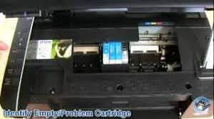 How To Change Ink Cartridges With A Epson Stylus Sx115 Youtube