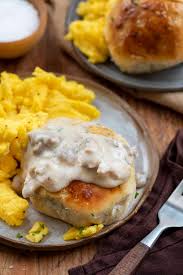 Image result for sausage gravy biscuits