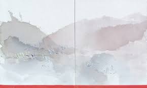 A large gestural abstract painting on raw canvas, inspired by the warmth of the sun at winter's end. Fresh Decor Finds From 5 Stylish Etsy Shops