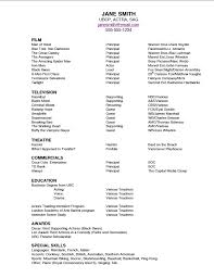 How Do I Format My Resume Casting Workbook