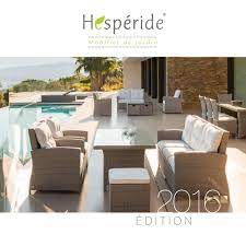 Structure est en aluminium graphite et coussins sont en polyester gris roche. Calameo Bd Hesperide Collection Pap
