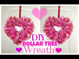 You're done with your diy argle valentine's wreath! Dollar Tree Diy Valentine S Wreath Youtube