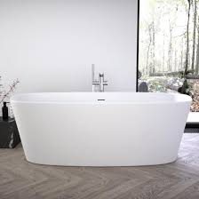 Ideal standard 140 cm eckbadewanne farbe weiss viega ablaufgarnitur chrom. Ideal Standard Dea Freistehende Oval Badewanne Weiss Matt K8720v1 Reuter