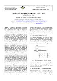 Read how technology has changed our service, and what we have achieved in 10 years. Pdf System Studies Of Dc Reactor Type Fault Current Limiter In Distribution Grid M Pishvaie Academia Edu
