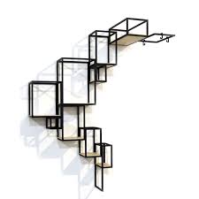 Comparez les prix et achetez en ligne pas cher. Etagere Murale Design Deco Bois Metal Designer Filip Janssens