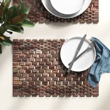 Shop placemats at kitchen warehouse. Modern Contemporary Placemats From 30 Until 11 20 Wayfair Wayfair