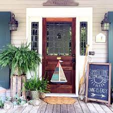 Cottage Farmhouse Features From Foxhollowfridayfavs Front Porch Decorating Porch Decorating Summer Front Porches