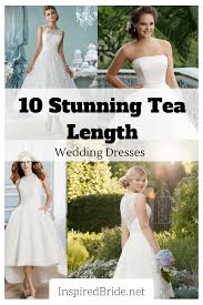 Spruce it up a little bit in a super easy way by making the sleeves into little. 10 Stunning Tea Length Wedding Dresses For 2021 The Inspired Bride