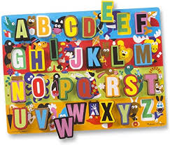Smart, easy and fun crossword puzzles to get your day started with a smile. Amazon Com Melissa Doug Jumbo Abc Wooden Chunky Puzzle 26 Pcs Melissa Doug Toys Games