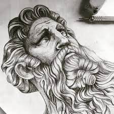 Zeus Sculpture Drawing Drawing «#drawing #drawings #sculpture #greek #zeus». zeus sculpture drawing drawing