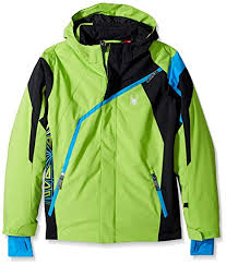 amazon com spyder kids mens challenger jacket big kids