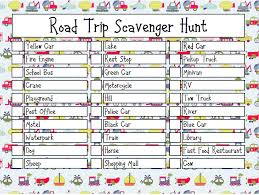 Scavenger hunts, road trip bingo, license plate game…we play them all. Printable Road Trip Scavenger Hunt Views From A Step Stool