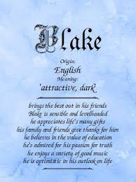 Meaning Of The Name Blake Names With Meaning Biblical Names Names