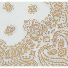 Find classic maroon and gold bandanas and handkerchiefs on zazzle. Ctm Metallic Gold Paisley Print Bandana One Size On Sale Overstock 27433112