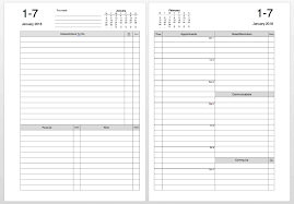 This template is available as editable word / pdf document. Philofaxy Diaries 2021