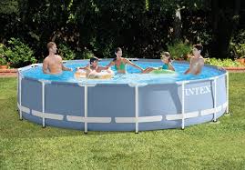 Kick Off Summer With A Splash In A Outdoor Intex Pool Vinyl Pool In Ground Pools Intex