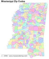 We follow the us census bureau's lead here and if any portion of the zip code intersects mississippi (no matter how small), we include that zip code both in the mississippi list below as well as in the neighboring. Mississippi Zip Code Maps Free Mississippi Zip Code Maps