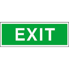 Please leave the theater by the nearest exit. Fluchtweg Zusatzschild Langnachleuchtend Exit Direkt Beim Hersteller Kaufen