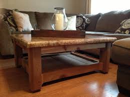 Custom Made Rustic Coffee Table Cedar Base And Granite Top The Rustic Acre College Station Tx Coffee Table Granite Table Granite Coffee Table