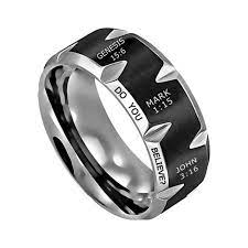 Do You Believe Movie Series Men S Stainless Steel Ring Sizes 10 12 Amazon Com Mens Stainless Steel Rings Rings For Men Cool Rings For Men