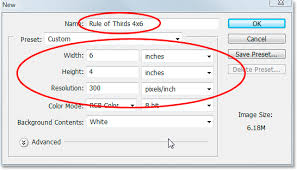 For gridline every, enter a number value, and then choose the unit of measurement to define the spacing of major grid lines. Crop Images In Photoshop With The Rule Of Thirds