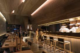 Navy is a great color for a home bar because it is a hue that elevates any space and helps it feel a little fancier. Gallery Of Sushi Bar Designs 10 Restaurant Interiors Around The World 14