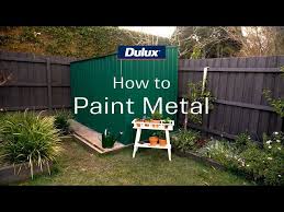 How To Paint Exterior Metal Dulux