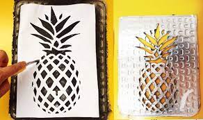 tutorial de estencil com spray ilustracoes graficas estencil estampa de cartaz