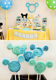 Creative Mickey Mouse 1st Birthday Party Ideas Free Printables Hostess With The Mostess