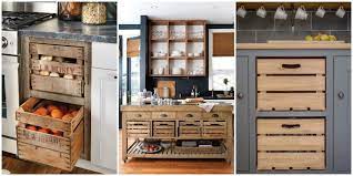 Update your kitchen with our selection of kitchen cabinets from menards. Wooden Crate Drawers Why Every Country Kitchen Needs One Of These Rustic Fruit Drawers