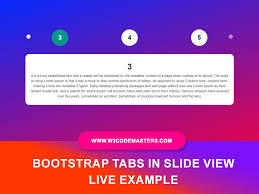 Carousels don't automatically normalize slide dimensions. Bootstrap Tabs In Slide View