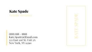 All files are in adobe illustrator format and can be easily edited within that program. Kate Spade Business Card Template For Google Docs Stand Out Shop