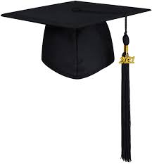 Amazon Com Graduatepro Matte Graduation Cap With 2021 Tassel For Adults High School And Bachelor Master Black Clothing