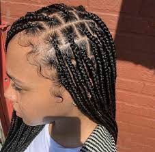 Healthy Scalp For Longer Hair Box Braids Styling Natural Hair Styles Hair Styles
