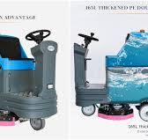 KUER-XJ80S Ride-on floor washer scrubber with Battery