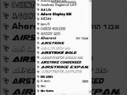 )a font in which different characters have different pitches (widths). Alphabet And Numbers Of Fonts Youtube