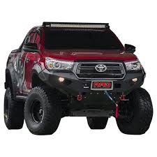 rhino offroad rad bumper v1 frontbumper fur toyota hilux 2015 bis 2018 toyota hilux toyota kuhlergrill