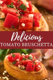 Tomato Basil Bruschetta Recipe Recipe Bruschetta Recipe Italian Bruschetta Recipe Beef Recipes Easy