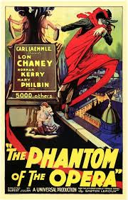 Nadie sabe quién es, pero sus apariciones son cada vez más frecuentes y siembran el pánico entre el público. El Fantasma De La Opera 1925 Movie Posters Vintage Horror Movie Posters Phantom Of The Opera