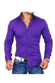 Chemise homme violette à carreaux modèle last coupe cintrée. Chemise Violette Homme Je Prends Des Cours De Danse