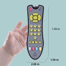 Amazon Com Tuivesafu Juguete De Control Remoto Para Ninos Con Luz Y Sonido Educacion Temprana Para Ninos Y Ninas Toys Games