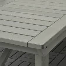 Unfortunately, most tables i found were either too bulky or expensive. Bondholmen Table Outdoor Gray Stained 92 1 2x35 3 8 Ikea