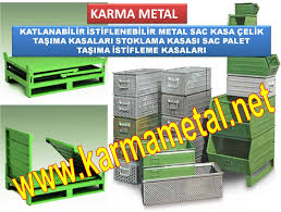 Metal Sac Tasima Kasasi Kasalari Kasa Celik Istifleme Sandigi Sandiklari Sandik Egimli Paleti Palet Sevkiyat Metal Kasa Alti Acilir Kasa Sev Sandik Metal Kafes
