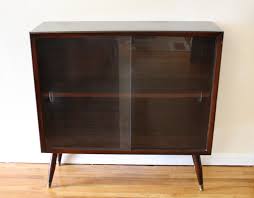 Shop wayfair for the best bookshelf with sliding door. Mcm Bookcase Glass Doors 1 Picked Vintage